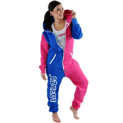 Lazzzy &reg; Blue / Pink Jumpsuit Onesie Overall