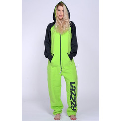 Lazzzy &reg; DUO Graphite / Green Jumpsuit Onesie Overall
