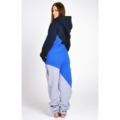 Lazzzy &reg; TRIO Blue grey blau grau Limited Edition Jumpsuit Onesie Overall