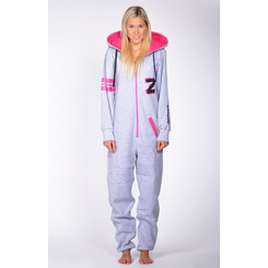 Lazzzy &reg; Fashion Grey Pink grau Jumpsuit Onesie Overall