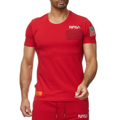 Red Bridge Herren T-Shirt NASA Logo USA Spaceshuttle