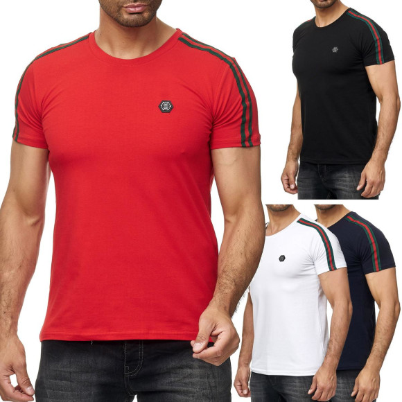Red Bridge Herren T-Shirt Luxury Line Kurzarm Shirt