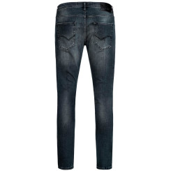 Red Bridge Herren Jeans Hose Slim-Fit Distressed Faded Shiny Schwarz W38 L34
