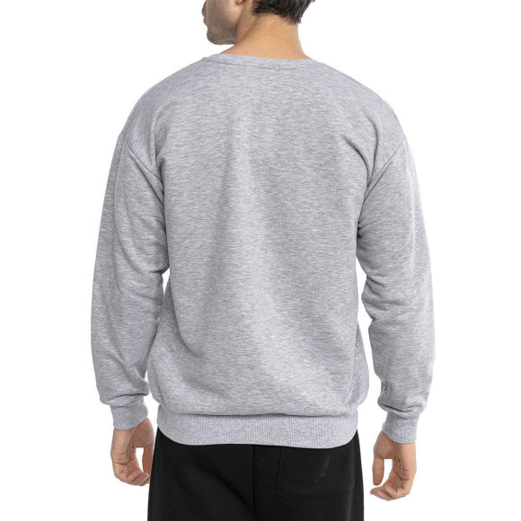 Red Bridge Herren Sweatshirt Basic Pullover Crewneck Premium Basic Grau XL