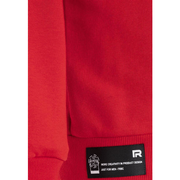 Red Bridge Herren Sweatshirt Basic Pullover Crewneck Premium Basic Rot M