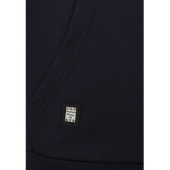Red Bridge Herren Kapuzenpullover Zip Hoodie mit Reißverschluss Premium Basic Navyblau S