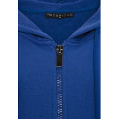 Red Bridge Herren Kapuzenpullover Zip Hoodie mit Reißverschluss Premium Basic Saxeblau XL