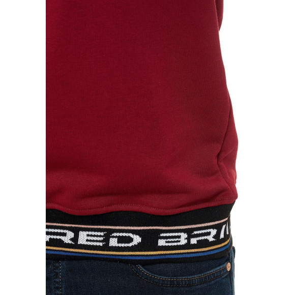 Red Bridge Herren Sweater Pullover Colored Stripes RB Bordeaux XL