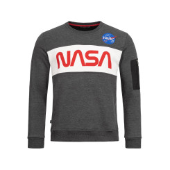 Red Bridge Herren Sweatshirt Pullover NASA Anthrazit XL