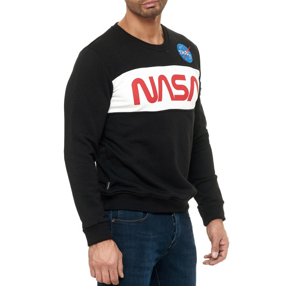 Red Bridge Herren Sweatshirt Pullover NASA Schwarz L