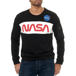 Red Bridge Herren Sweatshirt Pullover NASA Schwarz M