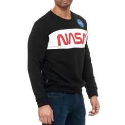 Red Bridge Herren Sweatshirt Pullover NASA Schwarz XL