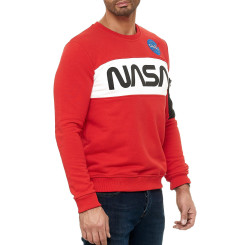 Red Bridge Herren Sweatshirt Pullover NASA Rot S