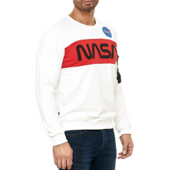 Red Bridge Herren Sweatshirt Pullover NASA Weiß M