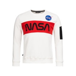Red Bridge Herren Sweatshirt Pullover NASA Wei&szlig; S