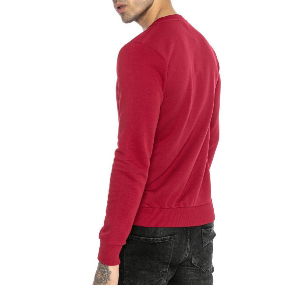Red Bridge Herren Crewneck Sweatshirt Pullover Premium Basic Bordeaux L