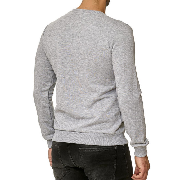 Red Bridge Herren Crewneck Sweatshirt Pullover Premium Basic Grau M