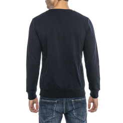 Red Bridge Herren Crewneck Sweatshirt Pullover Premium Basic Navy Blau L