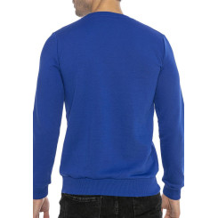 Red Bridge Herren Crewneck Sweatshirt Pullover Premium Basic Saxe Blau 4XL