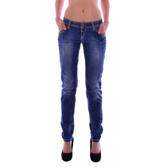 Cipo & Baxx Damen Jeans Hose blue blau WD202