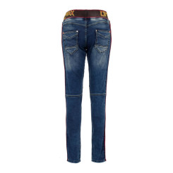 Cipo & Baxx Damen Jeans WD 384 mit roten Seitenstreifen in Straight Fit