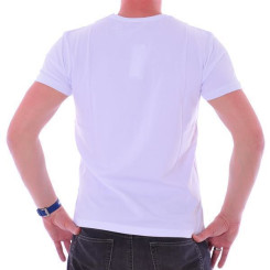 Cipo & Baxx Herren Oberteil Hemd Polo T-Shirt WHITE CT123 L