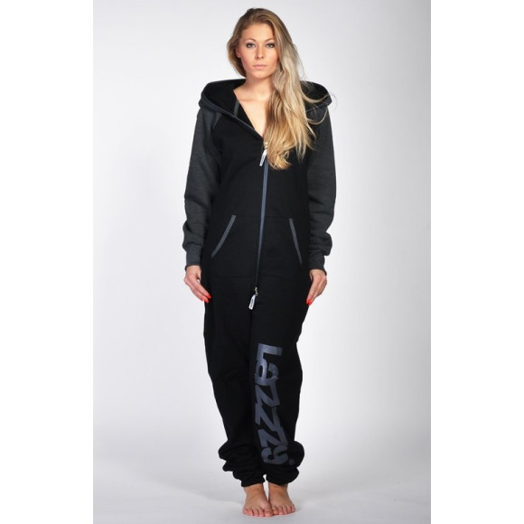 Lazzzy ® DUO Black / Graphite Jumpsuit Onesie Overall