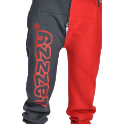 Lazzzy ® Graphite / Red Jumpsuit Onesie Overall