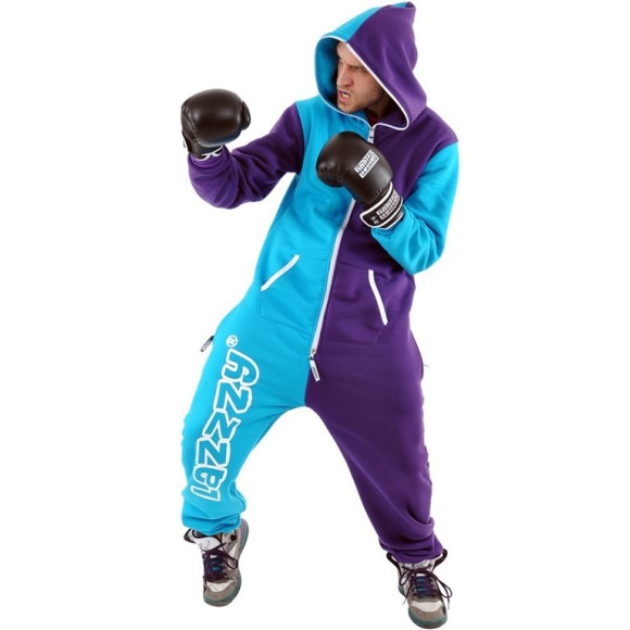 Lazzzy ® Torquoise / Purple Jumpsuit Onesie Overall