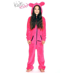 Lazzzy ® Pink Teddy Kids Jumpsuit Onesie Overall