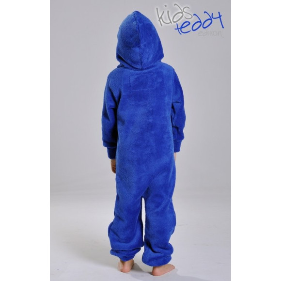 Lazzzy ® Royal Blue Teddy Kids Jumpsuit Onesie Overall