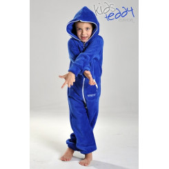 Lazzzy &reg; Royal Blue Teddy Kids Jumpsuit Onesie Overall