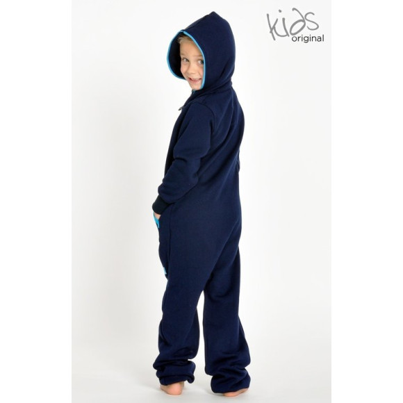 borst cijfer Voorzichtigheid Lazzzy ® Dark Blue Kids Jumpsuit Onesie Overall - Angesagte Streetwea