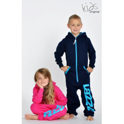 Lazzzy &reg; Dark Blue Kids Jumpsuit Onesie Overall