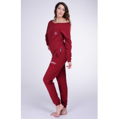 Lazzzy ® SUMMY Claret Red rot Jumpsuit Onesie Overall