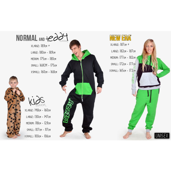 Lazzzy ® LIMITED Germany tricolor Jumpsuit Onesie...