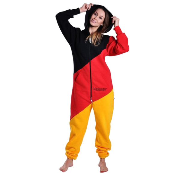 Lazzzy &reg; LIMITED Germany tricolor Jumpsuit Onesie...