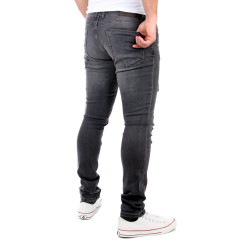 Reslad Herren Jeans Slim Fit Destroyed RS-2062