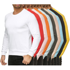 Red Bridge Herren Crewneck Sweatshirt Pullover Premium Basic Beige S