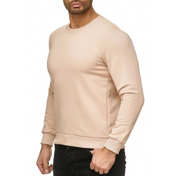 Red Bridge Herren Crewneck Sweatshirt Pullover Premium Basic Beige XXL