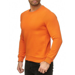 Red Bridge Herren Crewneck Sweatshirt Pullover Premium Basic Orange XXL